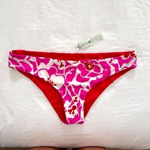 EUC Carve Designs Sanitas Reversible Bikini Bottoms, Size L